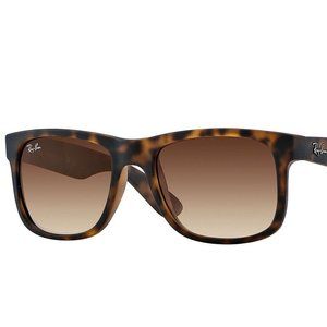 Ray-Ban RB4165 Justin Classic Sunglasses Tortoise/ Brown Gradient 54mm